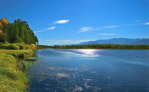 water landscape river