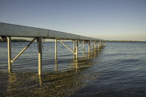 water  bridge  sky