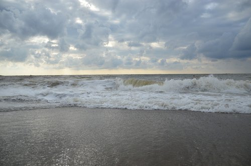 water  lake  wave