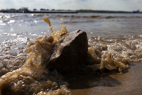 water  stone  beach