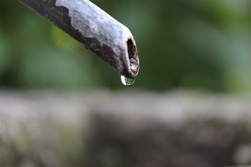 water  drip  drop of water