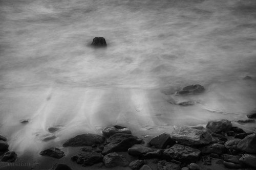 water  rocks  waves