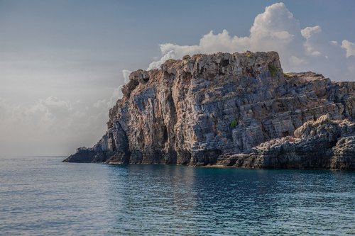 water  rock  ocean