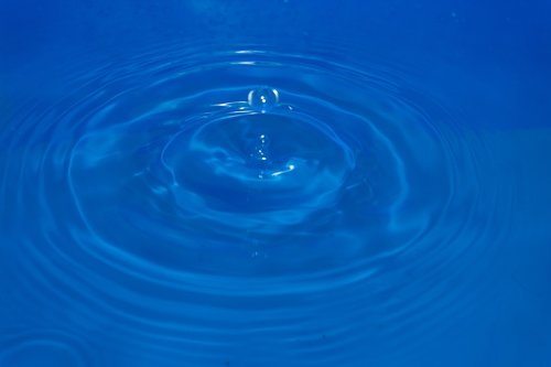 water  drop of water  blue