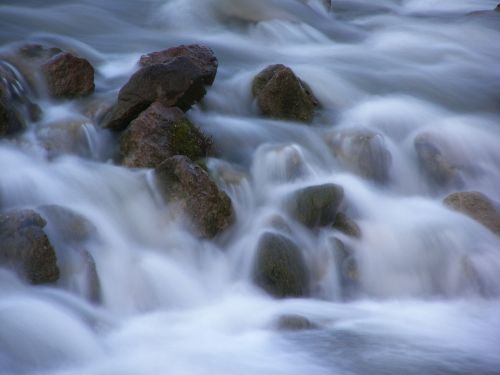 water river waterfall