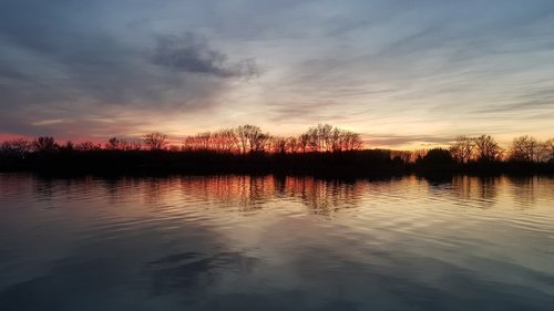 water  sky  river