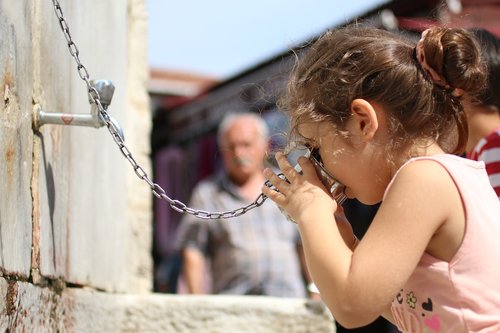 water  tap  child
