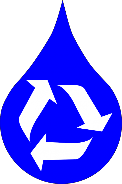 water blue recycle