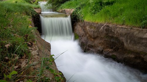 water  waterfall  channel