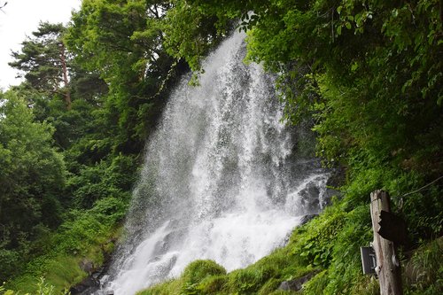 water  waterfall  water flow