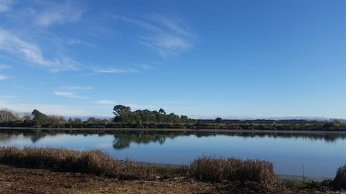 water  reflection  sky