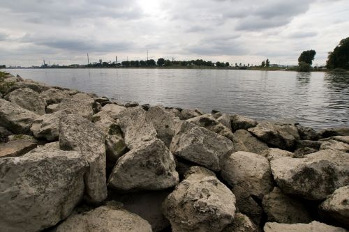 water stones river