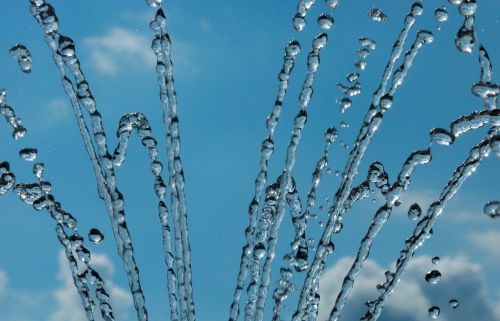 water drop of water water jet