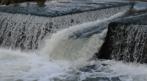 water cascade fall