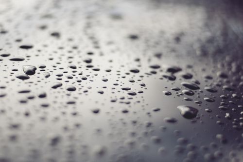 water droplets surface
