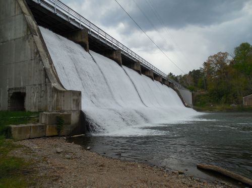 water dam river