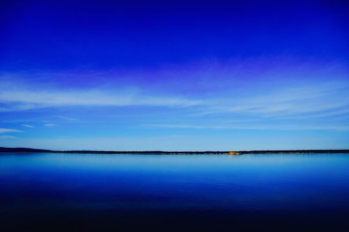 water blue sky