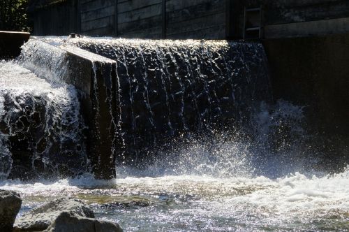 water flow waterfall