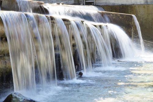 water flow waterfall