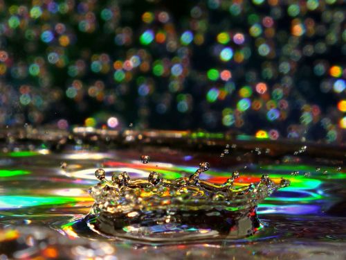 water droplet art