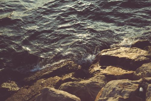 water rocks ocean