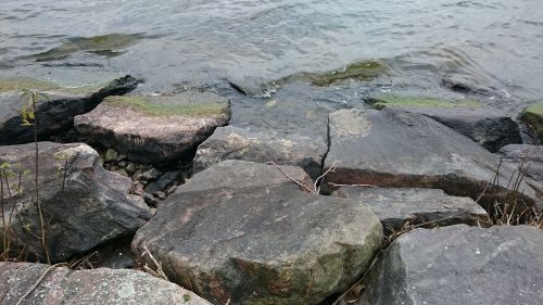 water bodies nature stone