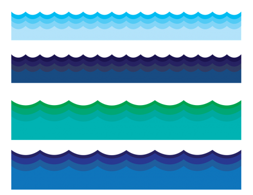 water border water waves