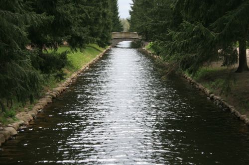 Water Canal On Estate
