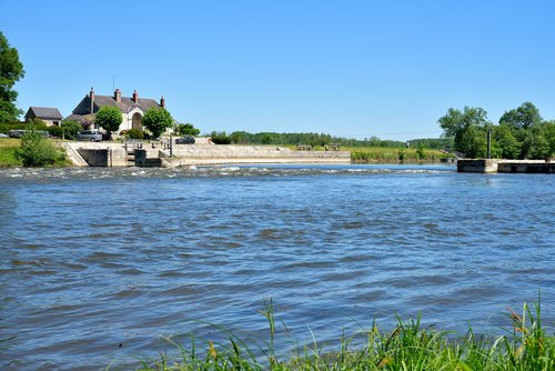 water courses  sky  landscape