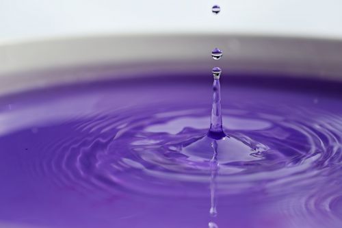 water drop splash liquid