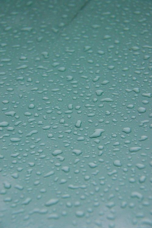 water droplets dew blue