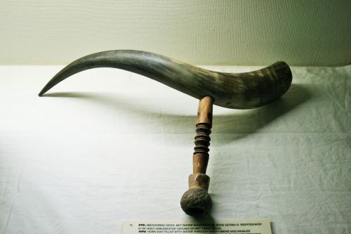 Water Filled Horn For Smoking