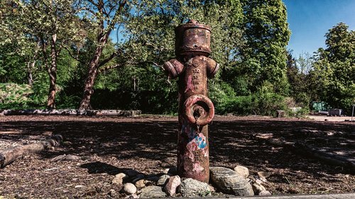 water hydrant  old  rusty