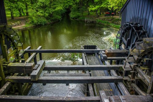 water mill nature landscape