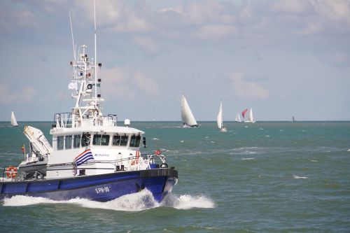 water police police boat north sea