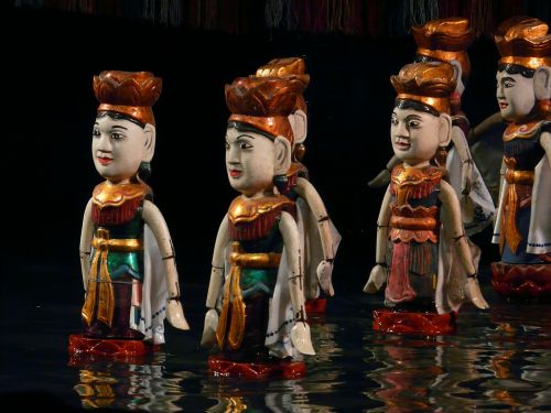 water puppet vietnam hanoi