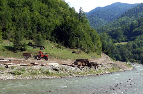 water railway  romania  transylvania