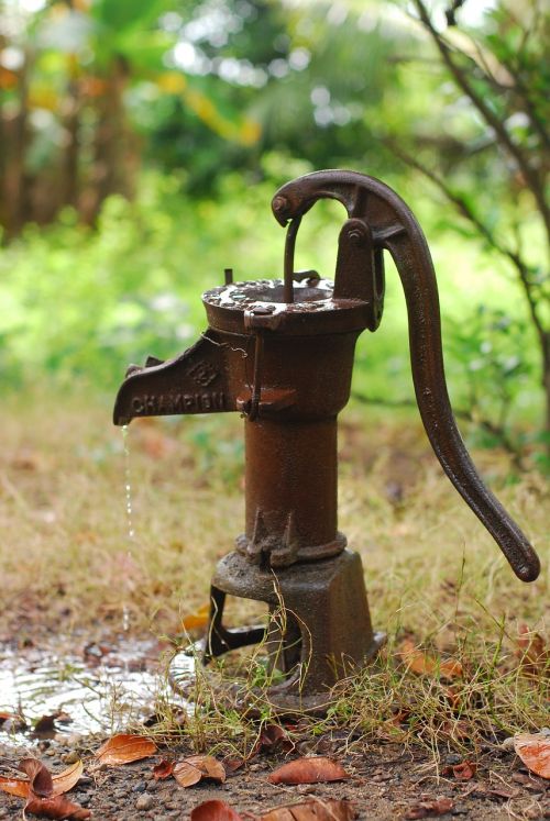 water source water pump drink
