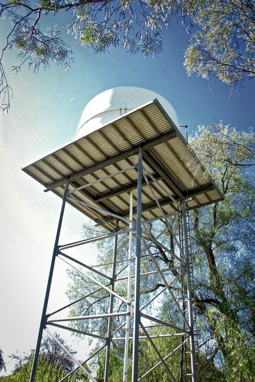 water tank rural tower
