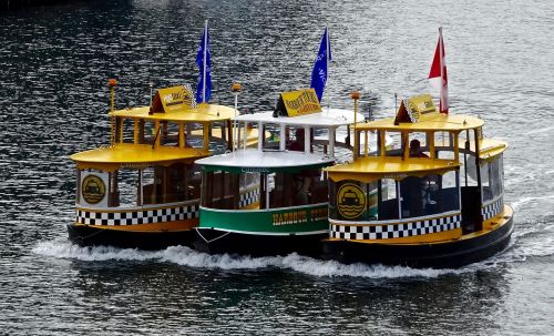 water taxi boats transportation