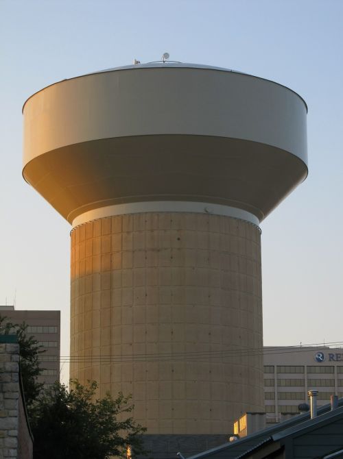 water tower building urban