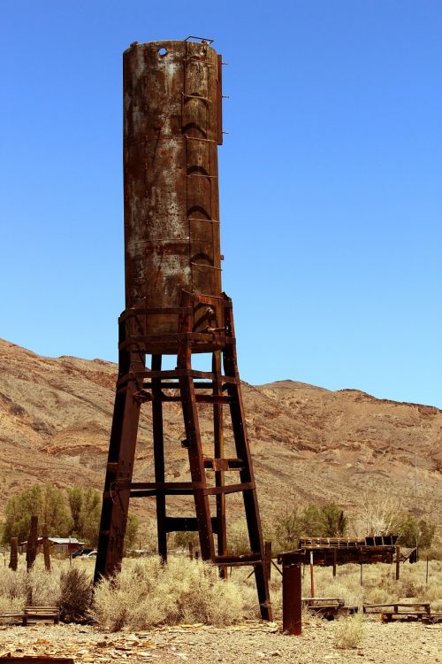 water tower old west ghost town