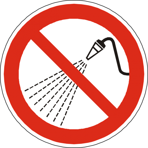water usage prohibited forbidden