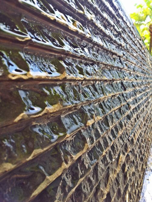 Water Wall Close Up