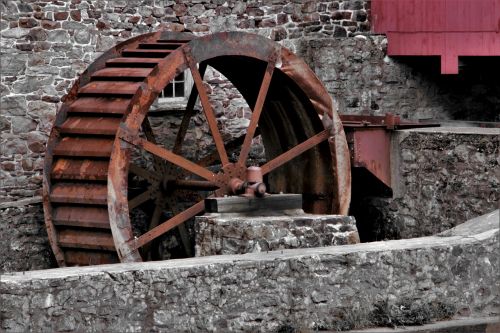 water wheel mill clinton