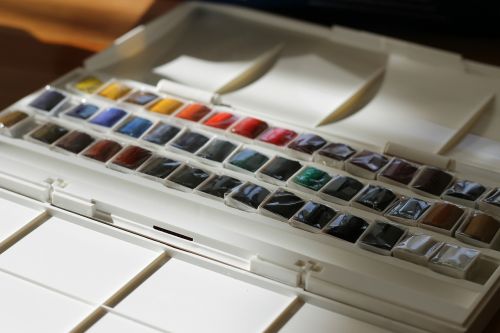 watercolor watercolour paints colorful