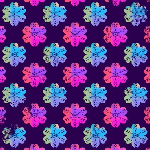 Watercolor Flowers Pattern