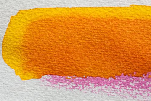watercolour painting technique soluble in water