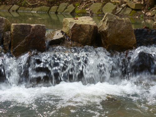 waterfall dam water