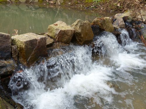 waterfall dam water